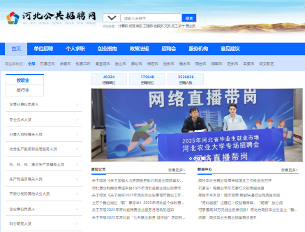 河北公共招聘网入口rst.hebei.gov.cn/ggzp/(图1)