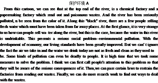 关于保护环境的英语文章(图1)