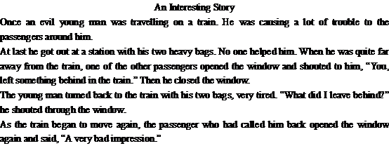 关于一件有意思的事An Interest