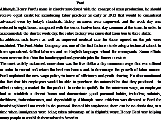 关于福特的英语文章Ford　(图1)